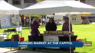 Farmer’s market lets lawmakers shop at on the capitol lawn