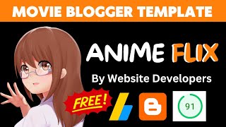 best blogger template for movies | anime flix blogger theme [blogger template anime], movie blogger