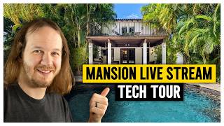 48 Hour Livestream Setup in a $3,000,000 House (Tech Tour)