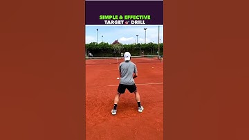 GREAT LENGHT & ACCURACY TARGET DRILL #tennis #shorts