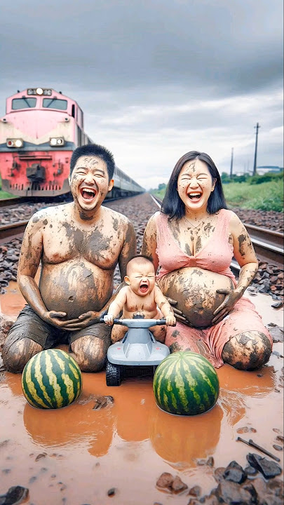 ❤️ Evolution of Baby: Train Attack on Sumo wrestler with Family #cat#cute #love #shorts Ac63