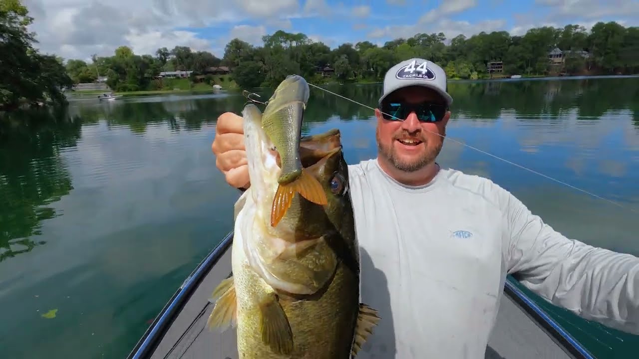 His 1st SWIMBAIT Fish was a Giant BASS!!!