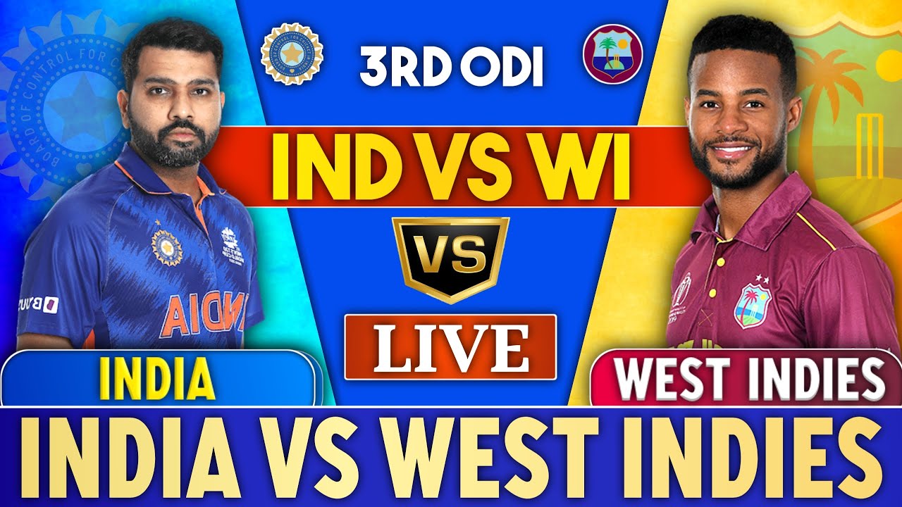 Live IND vs WI 3Rd odi preview India vs West Indies match Preview