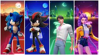 Tiles Hop Shadow And Sonic Vs Jinu And Rumi