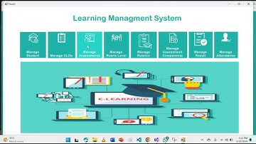 Learning Management System with Windows Forms and Database: Complete Project Showcase