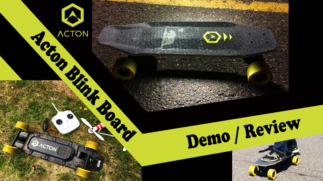 Acton Blink Board Demo/Review (NEW 2016 Electric Skateboard)