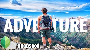 how to add text behind object snapseed lGoogle play App l photo editing tutorials l M TECH HINDI