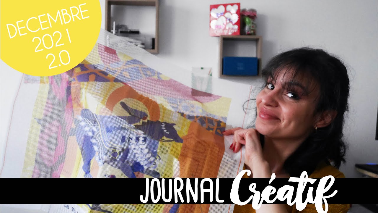 Journal Créatif - Décembre 2021 2.0 - podcast broderie, couture, tricot & crochet