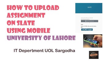 How To Upload Assignment Using Mobile || For Students