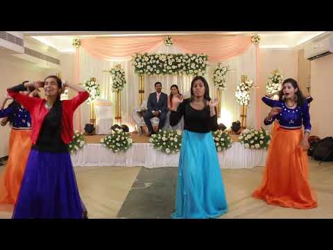 best-wedding-reception-dance-by-bride's-friends-|kerala-wedding-|hindi,-tamil,-malayalam-songs