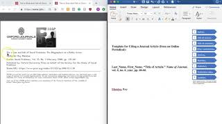 Citing a Journal Article in MLA 8