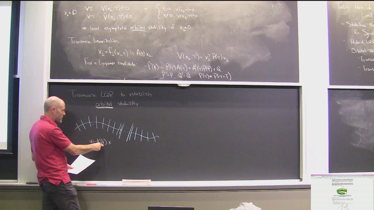 Lecture 17: MIT 6.832 Underactuated Robotics (Spring 2022) | "Hybrid Stabilization, Simple Running"