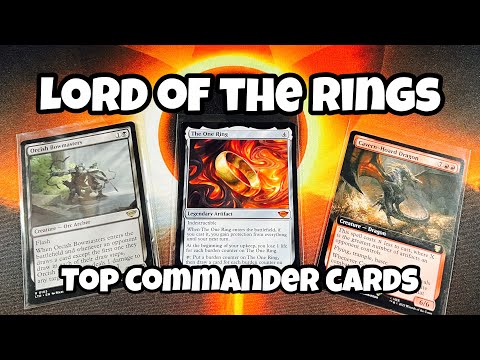 best mtg lord of the rings commander deck MTG: the Tales of Middle-Earth Decks [Set and thematic spells Magic: The Gathering The Lord
