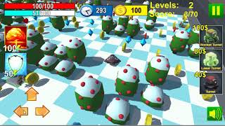 Game rắn săn mồi 3d hay nhất cho Android - Snake Defense 3d for Android screenshot 1