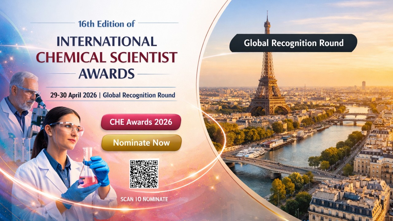 🏆16th Edition of International Chemical Scientist Awards ✨ #worldresearchawards#globalresearchawards