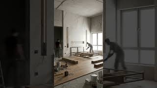 **From Broken Room to Luxury Bedroom in Seconds 😳✨ #Shorts #BeforeAfter #LuxuryBedroom #home