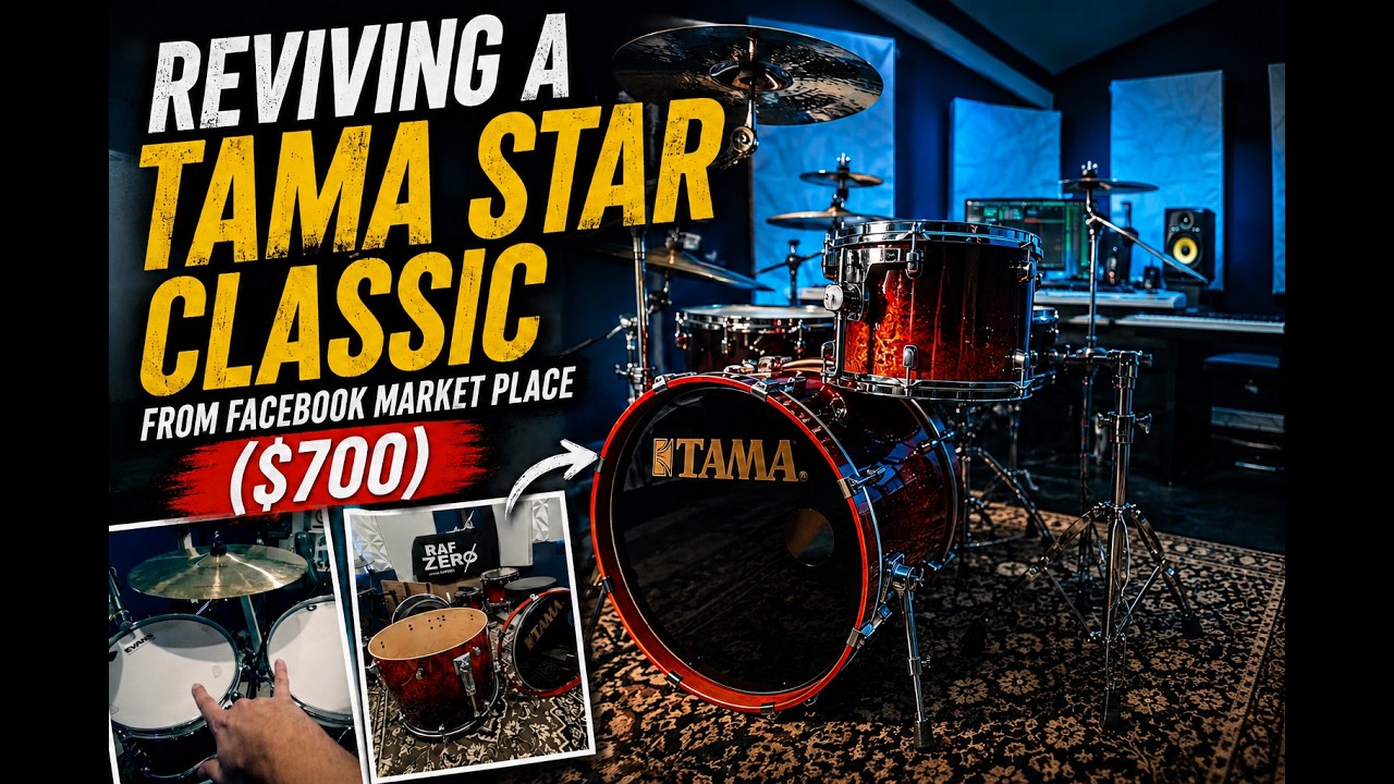 🧟‍♂️ REVIVING🥁 a TAMA STAR CLASSIC from FACEBOOK MARKETPLACE($700)