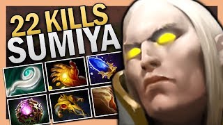 Dota 2 Midlane Invoker by Sumiya with 22 Kills 7.22 Gameplay ROAD TO TI11