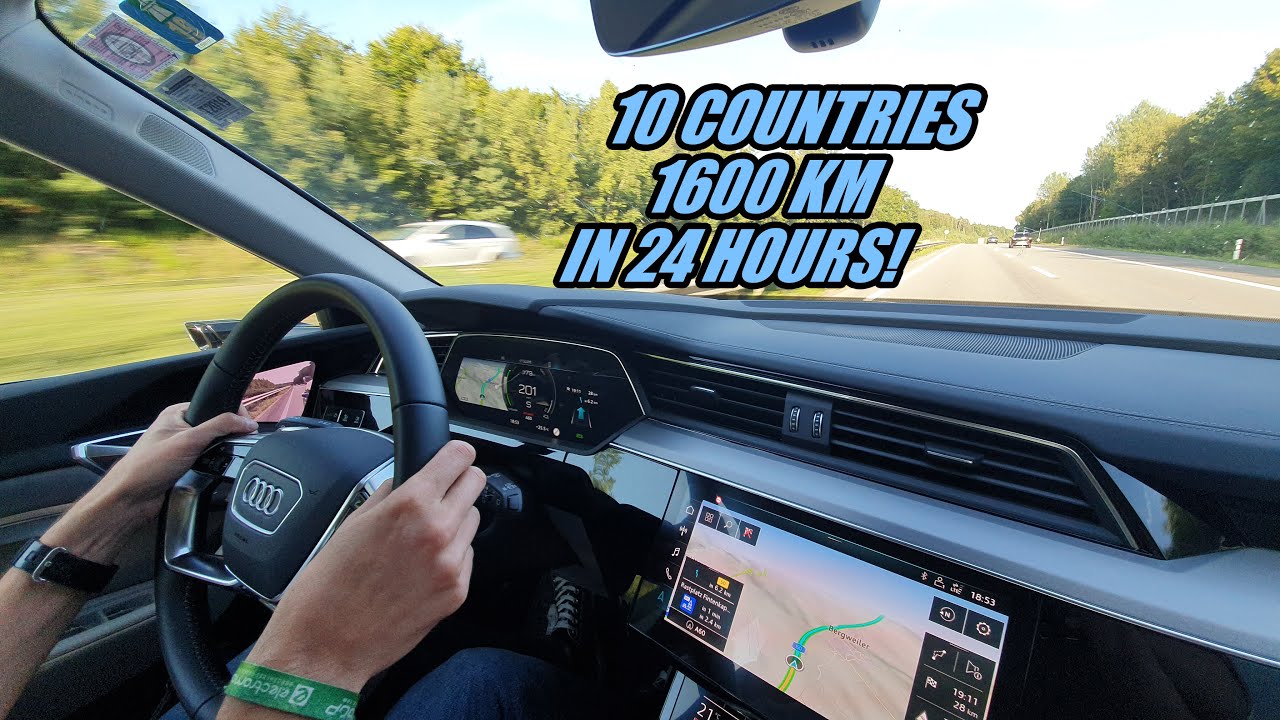 Update EV 불안! 1600km, 10 개국 24 시간 아우디 e- 트론과 함께하는 유로 트립!