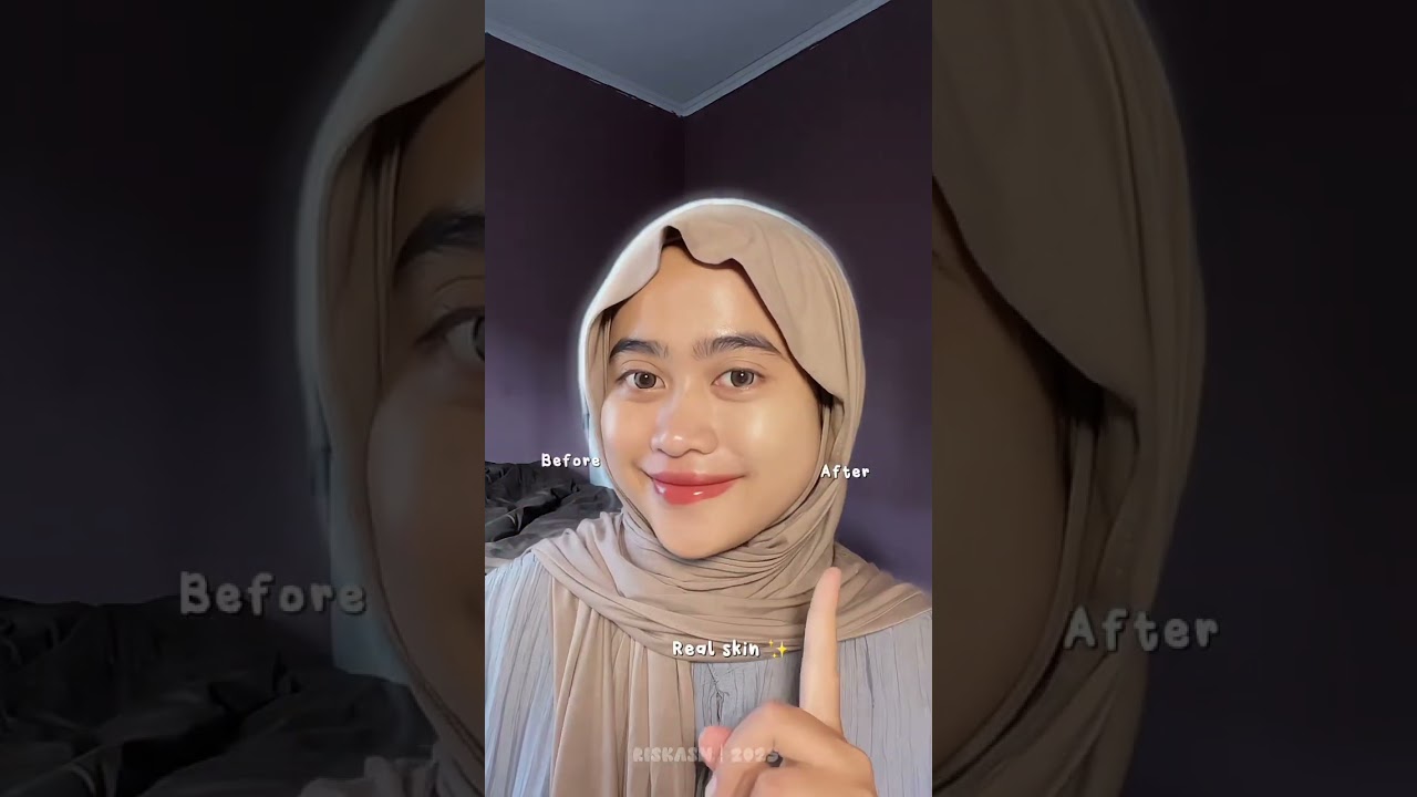 Makeup real skin with cushion Instaperfect 😍 