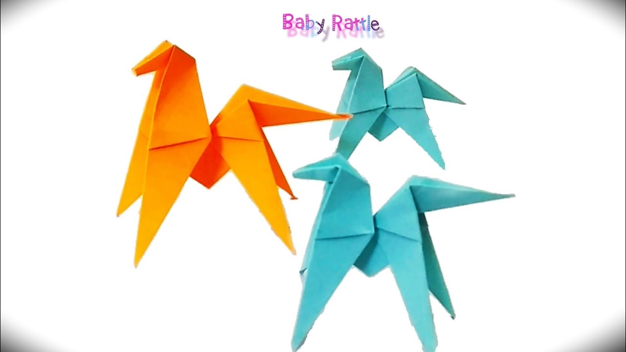 Origami Paper Animal | How to make a paper horse | Paper Horse tutorial | Paper horse making