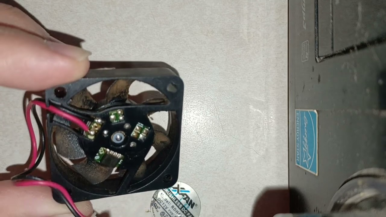 Noisy Cooling fan Quick Fix