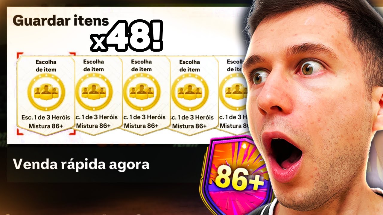 x48 PP HERO MISTURA 86+ ESTÁ VALENDO A PENA? EA FC 25 ULTIMATE TEAM BR