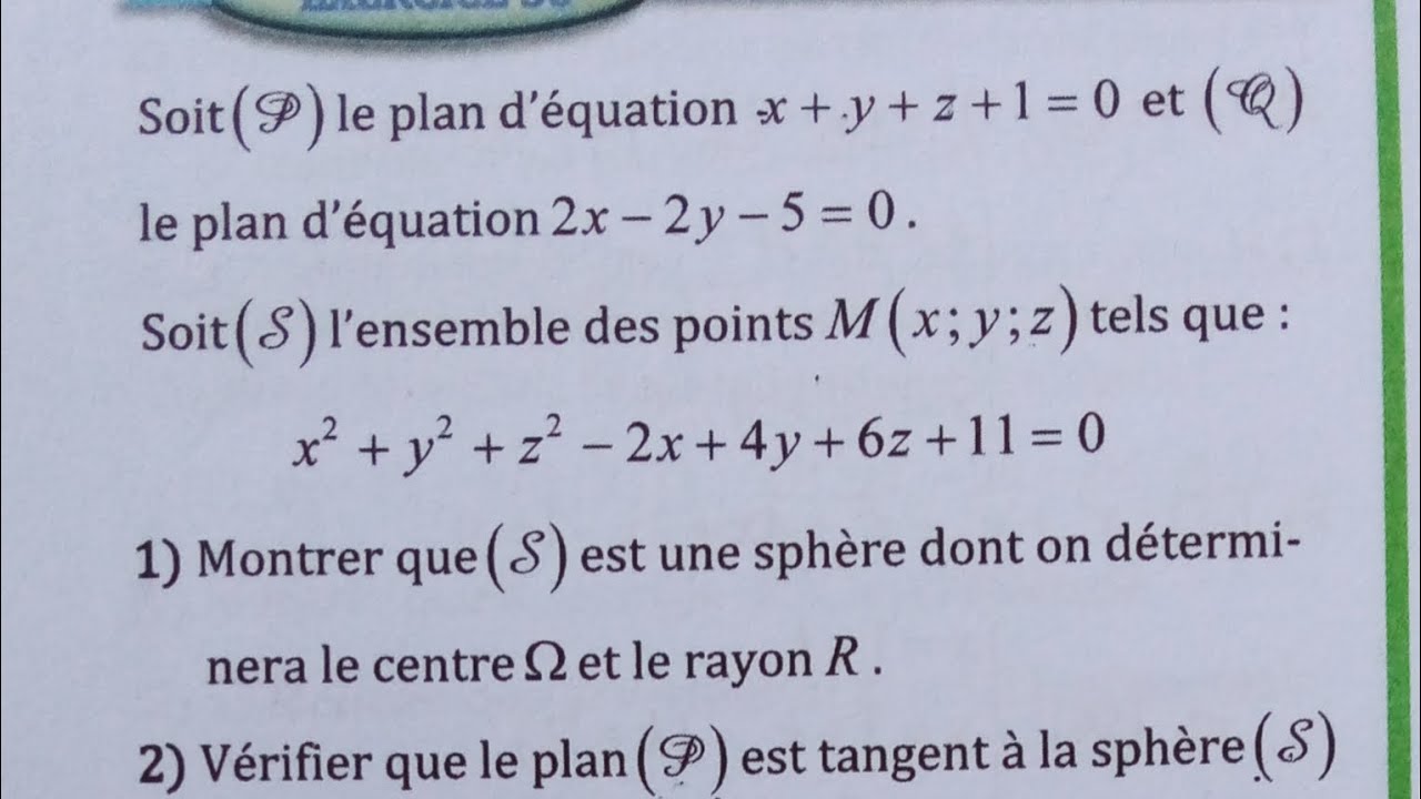 Almoufid en mathématiques 2bac : exercice 36 page 464 produit scalaire dans l'espace. 