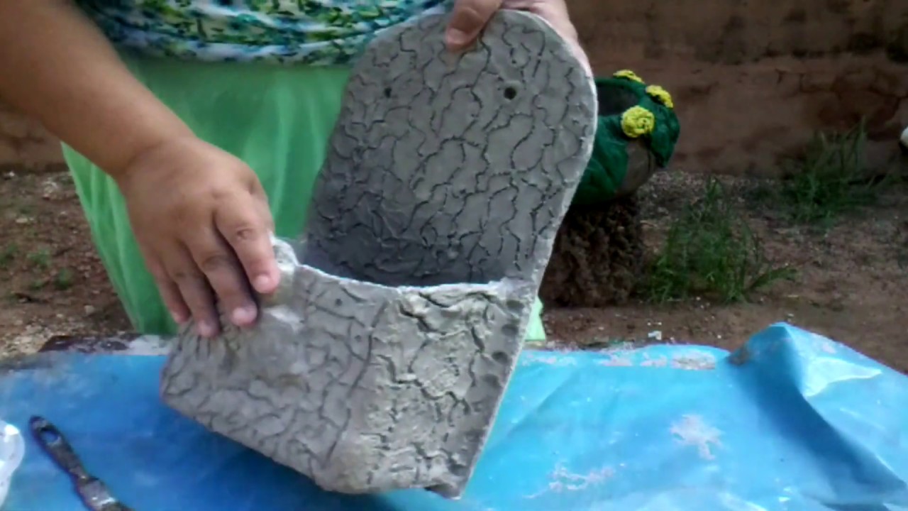 Nunca mais jogue fora suas toalha de banho velhas! (Vaso de toalha e cimento)