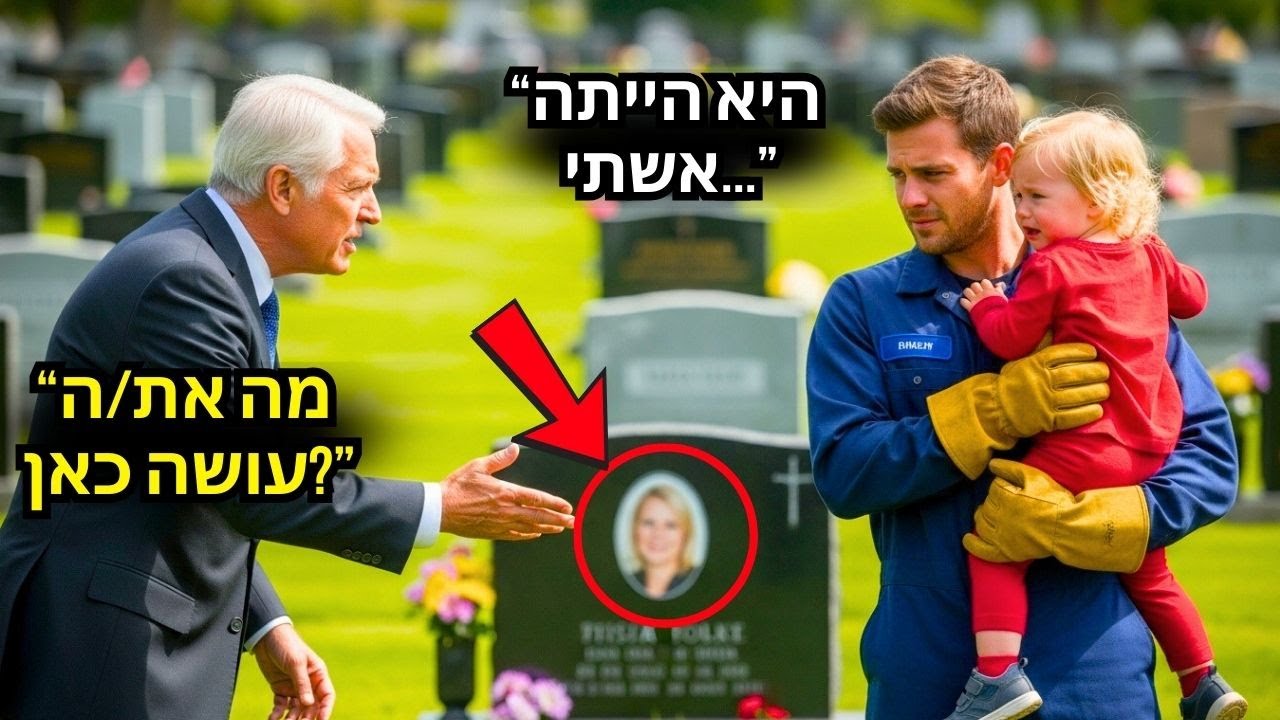 המיליונר מבקר בקברה של בתו — והוא מוצא אב חד־הורי שבוכה עם ילדה...