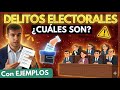 🔴 Derecho penal ELECTORAL: TODOS LOS DELITOS electorales EXPLICADOS