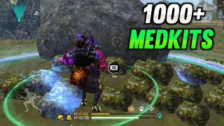 WOW🤩 ||1000+ MEDKITS ||Free fire attacking squad ranked gameplay tamil ||rj rock