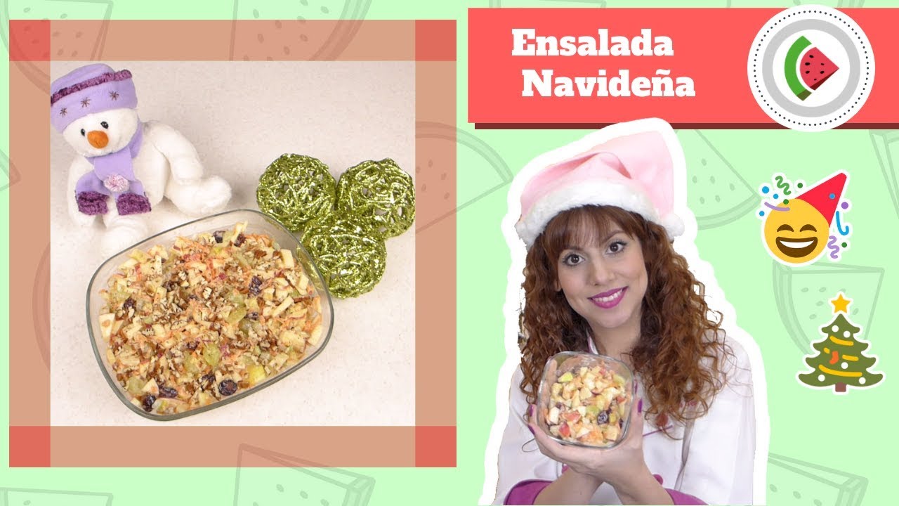 Ensalada Navideña Saludable y Deliciosa / Nutrimomento