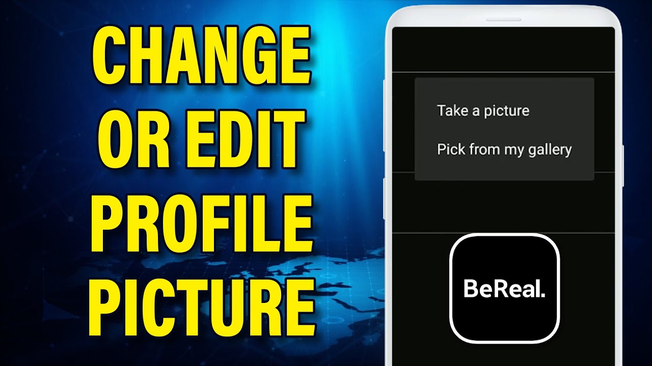 How To Change or Edit Profile Picture In BeReal App | BeReal Tutorial 2022