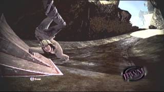Skate 2 - Exploit: 360° Head Rotation / Massive Scorpion Bail