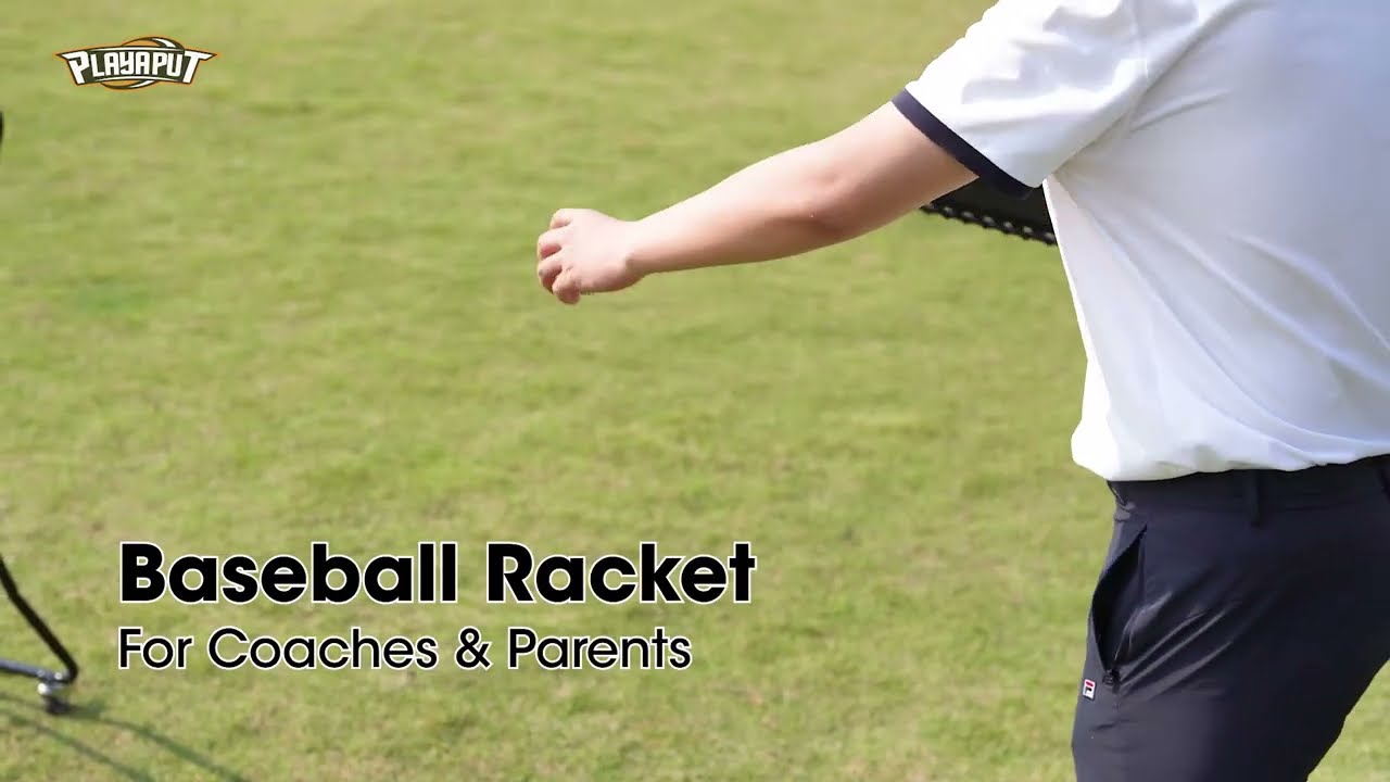 PLAYAPUT Baseball Racket for Fly Balls,Fly Ball and Fielding Skills| with Large Shoulderbag