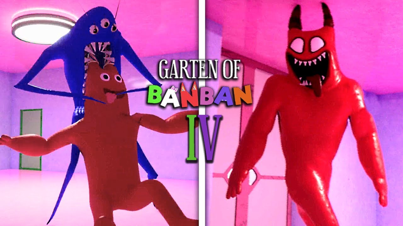 Garten of Banban 4 - BANBAN vs NABNAB Behind The Scenes 