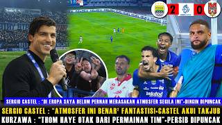 Download Lagu 🔵SERGIO CASTEL TAKJUB DENGAN ATMOSFER GILA BOBOTOH USAI KALAHKAN MALUT🔥KURZAWA PUJI KUALITAS HAYE MP3