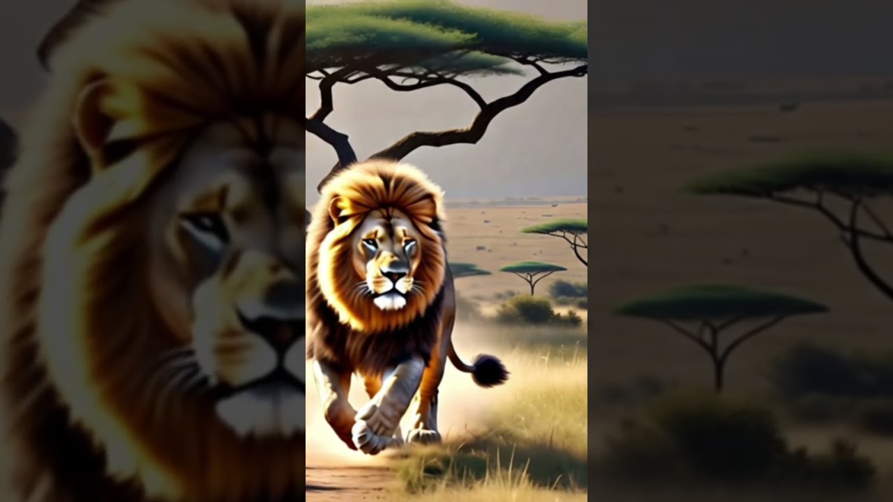 "جنگل کا بادشاہ شیر – طاقت، دھاڑ اور دبدبہ | Rare Lion Video in the Wild"