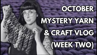 October Craft Vlog & Halloween Yarn Advent(s) (Week 2)
