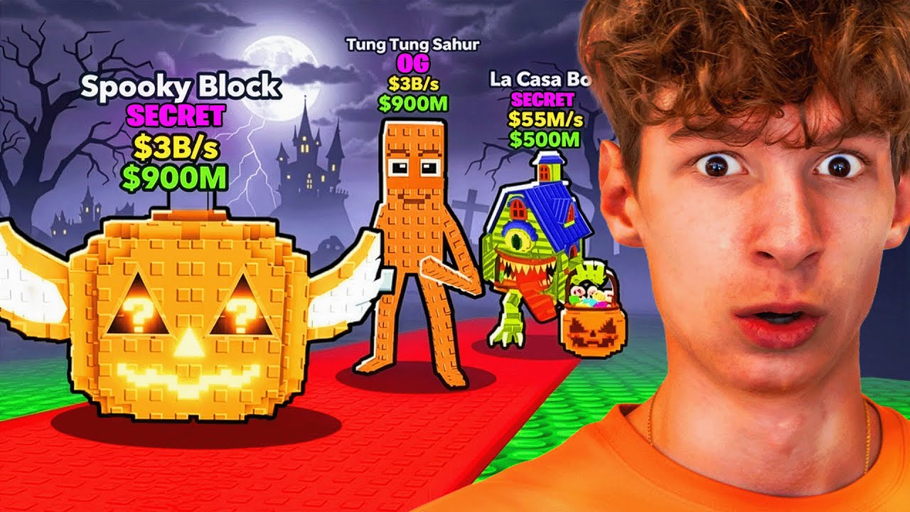 🎃 SPOOKY LUCKY BLOCK UPDATE! Tung Tung Sahur VISSZATÉR?🎃 (HALLOWEEN EVENT)
