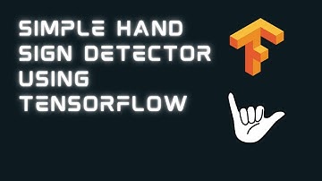 Simple hand sign detection using Tensorflow