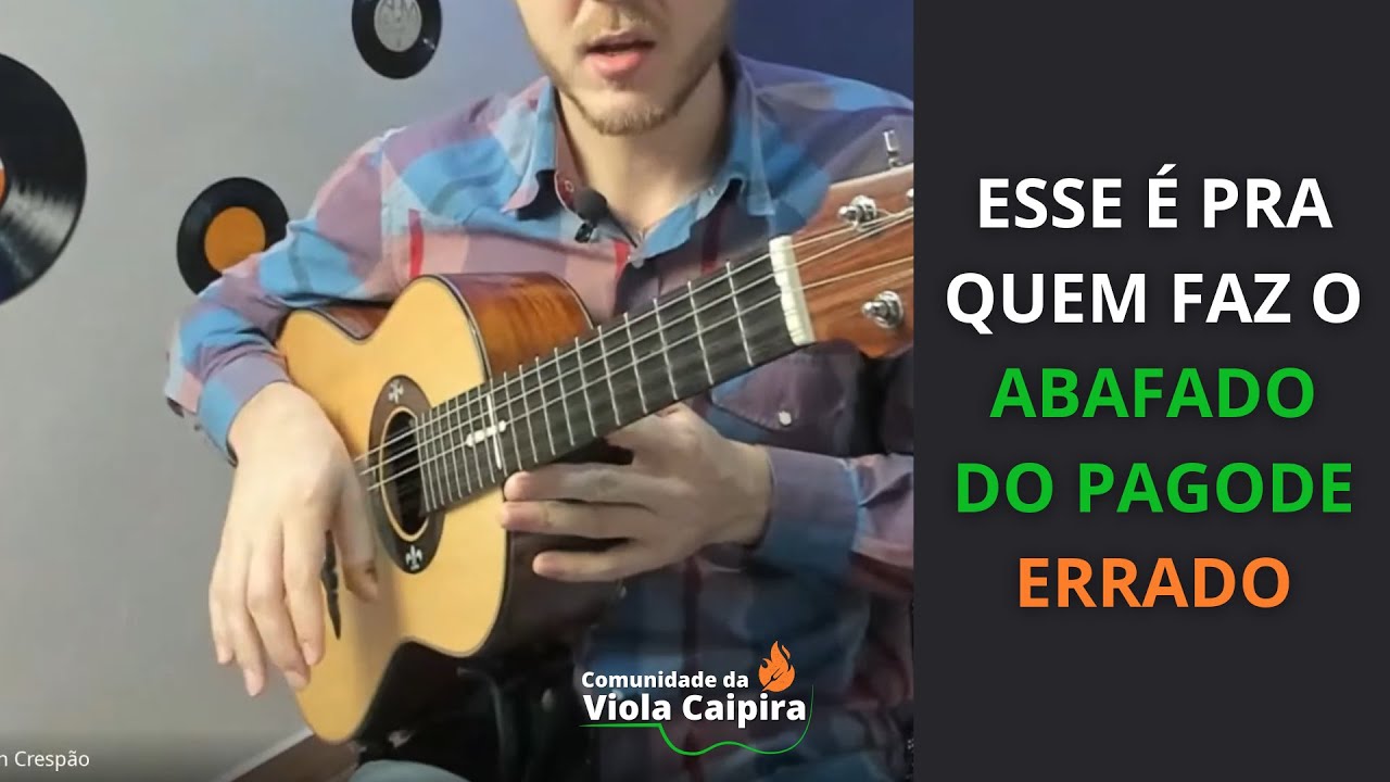 Como fazer o abafado do pagode SEM BATER A DEDEIRA NO TAMPO ou ENRROSCAR NAS CORDAS