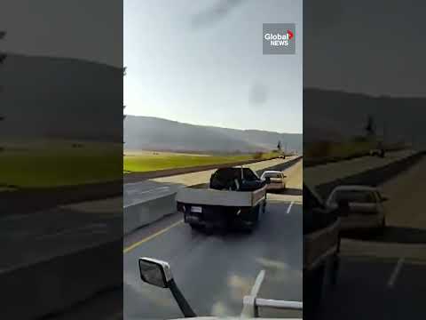 Flying Drywall Sparks Road Rage Incident That Ends With House On BC Highway 