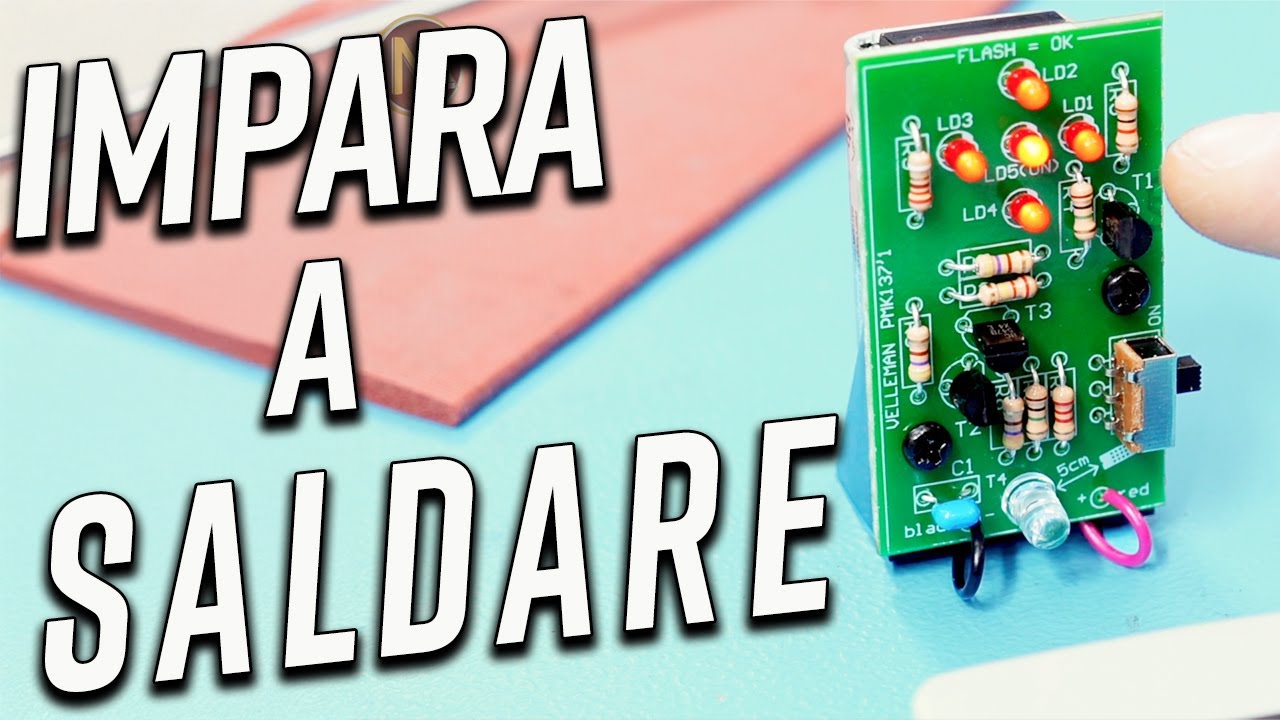 IMPARA A SALDARE CON QUESTO KIT FAI-DA-TE PER TESTARE I TELECOMANDI IR!