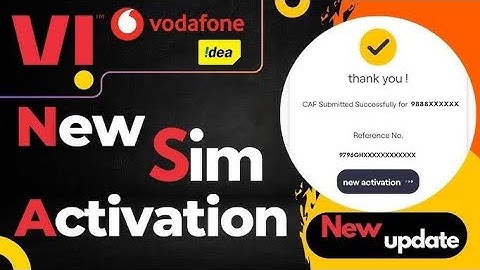 Vi Sim Activation Process 2024 | Vi New Sim Activation Latest Process | Vi Sim Activate kaise karen