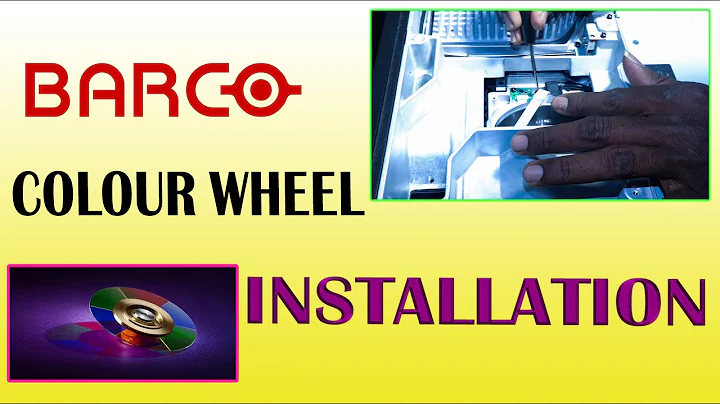 Barco projector colour wheel Installation || AVTCS ||