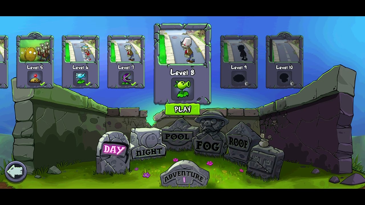 How to beat plant vs zombie level 10