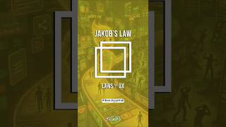 Jakob’s Law - Laws of UX Ep. 01 #designthinking #learnux #userexperience