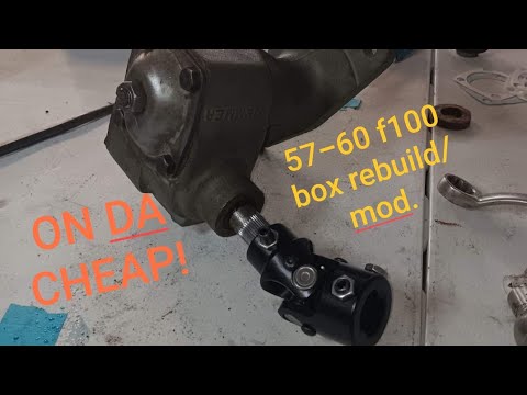 57-60 F100 GEAR BOX REBUILD/MOD! - YouTube